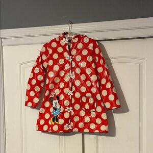 Disney Red Polka Dot Raincoat for Kids